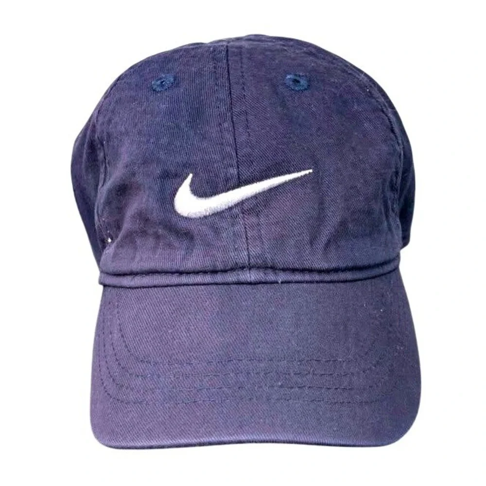 Nike ~ TODDLER ~ Navy ~ Blue Baseball Hat‎ ~ Adjustable/Embroidered Logo/Clean